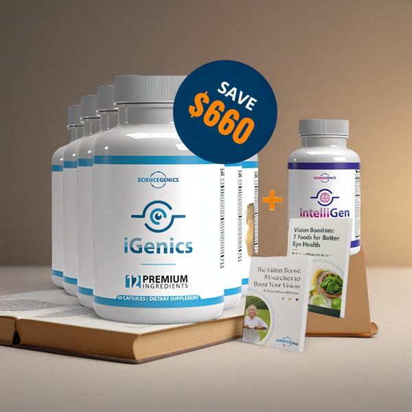 iGenics - 6 Bottles + 2  Ebooks + 1  Intelligen